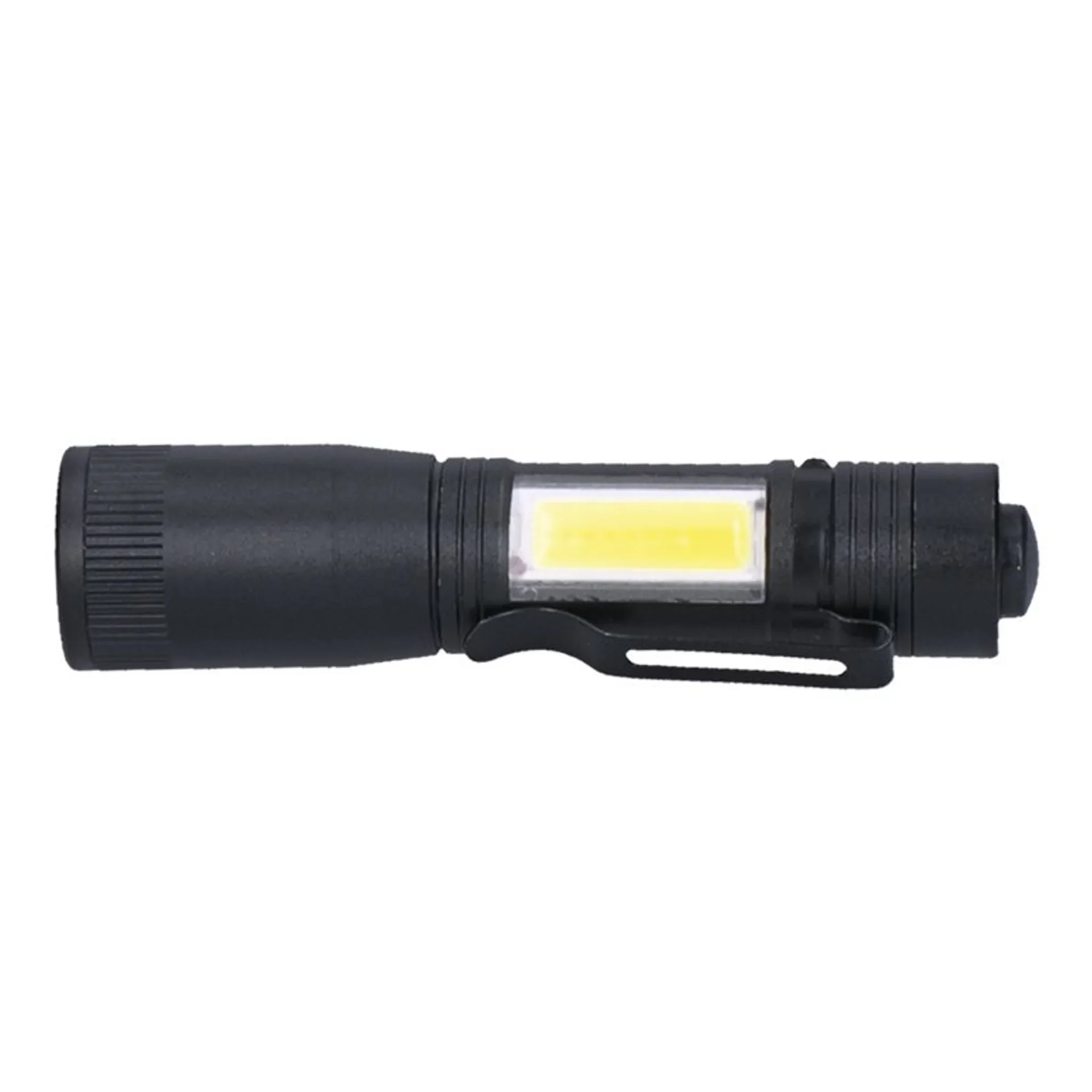 LED-Metallleuchte 3 W + COB – Schwarz, kompakt